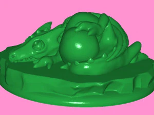 Pet monster Valentine 3D Model