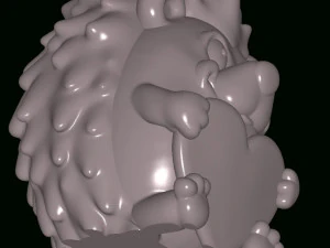 Heart Hedgy 3D Model
