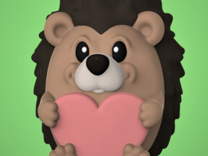 Heart Hedgy 3D Модель