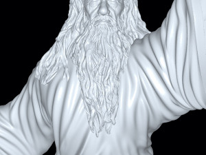 Gandalf the Lord of the Rings 3D Model