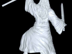 Gandalf the Lord of the Rings 3D Model