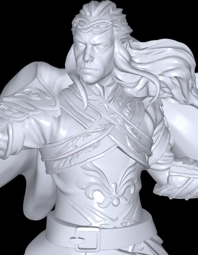 Elrond the Lord of the Rings 3D Модель .c4d .max .obj .3ds .fbx .stl .blend 