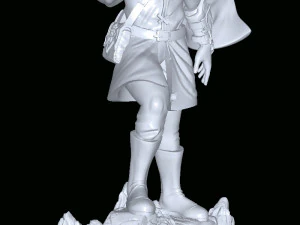 Aragon the Lord of the Rings 3D Model