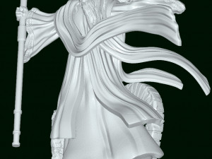 Saruman the Lord of the Rings 3D 模型
