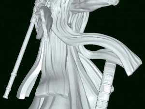 Saruman the Lord of the Rings 3D Model