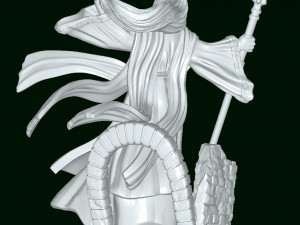 Saruman the Lord of the Rings 3D 模型