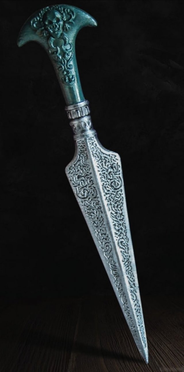Bellatrix-lestrange-dagger-harry-potter 3D 模型 .c4d .max .obj .3ds .fbx .stl .blend 