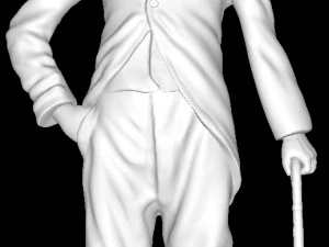 Charlie Chaplin Modèles 3D en vedette