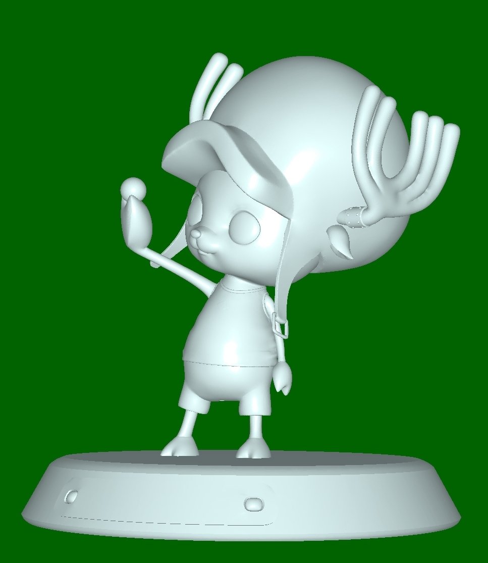 STL file Tony Tony Chopper Monster (before timeskip) 3D Model 👹・Model to  download and 3D print・Cults