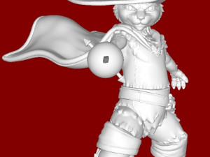 Puss in Boots - Shrek 3D-Druckmodell