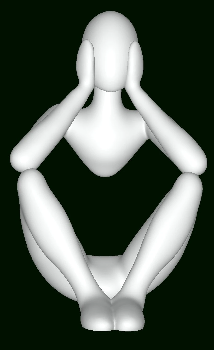 Statue 3D Print Model .c4d .max .obj .3ds .fbx .stl .blend 