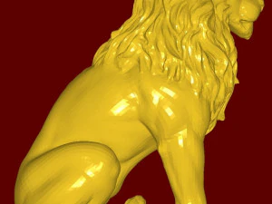 Lion statue 3D Print Model