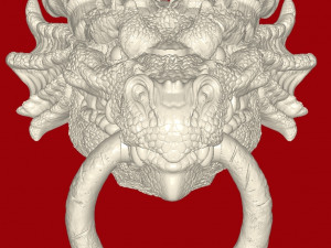 DragonDoorKnocker 3D-Druckmodell