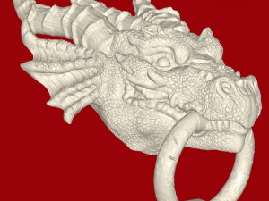 DragonDoorKnocker 3D-Druckmodell