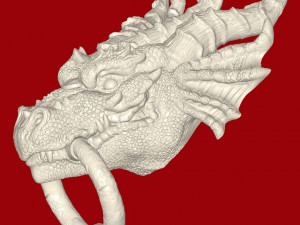 DragonDoorKnocker 3D-Druckmodell