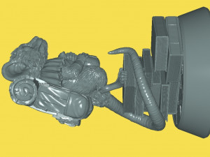 Mouse on books 3D Print Model
