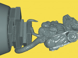 Mouse on books 3D Print Model