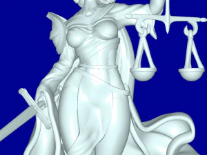Justicia 3D Baskı Modeli