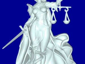 Justicia 3D प्रिंट मॉडल