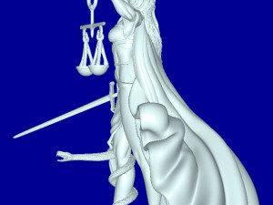 Justicia 3D प्रिंट मॉडल