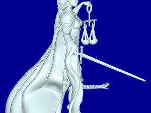 Justicia 3D प्रिंट मॉडल