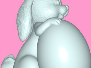 CONEJO DE PASCUAS CON TAPA 3D 프린트 모델