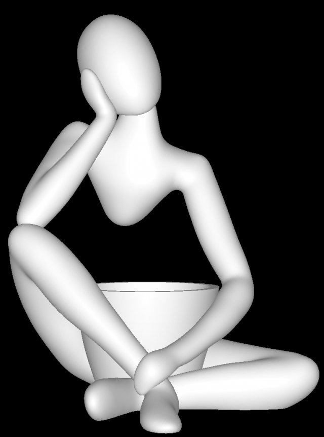 Statue 3D Принт Модель .c4d .max .obj .3ds .fbx .stl .blend