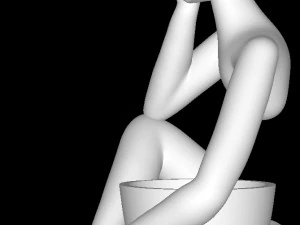 Statue 3D Print Model