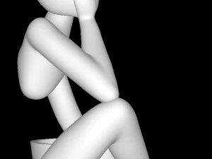 Statue 3D Print Model