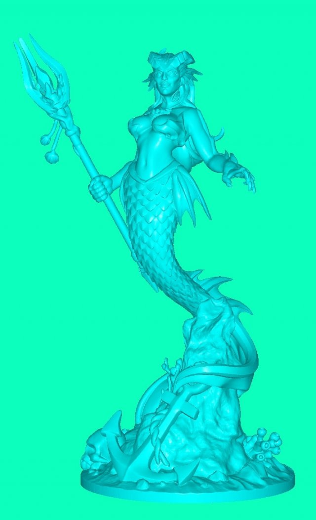 Sirena 3D 模型 .c4d .max .obj .3ds .fbx .stl .blend 