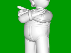 Luigi Super Mario 3D 프린트 모델