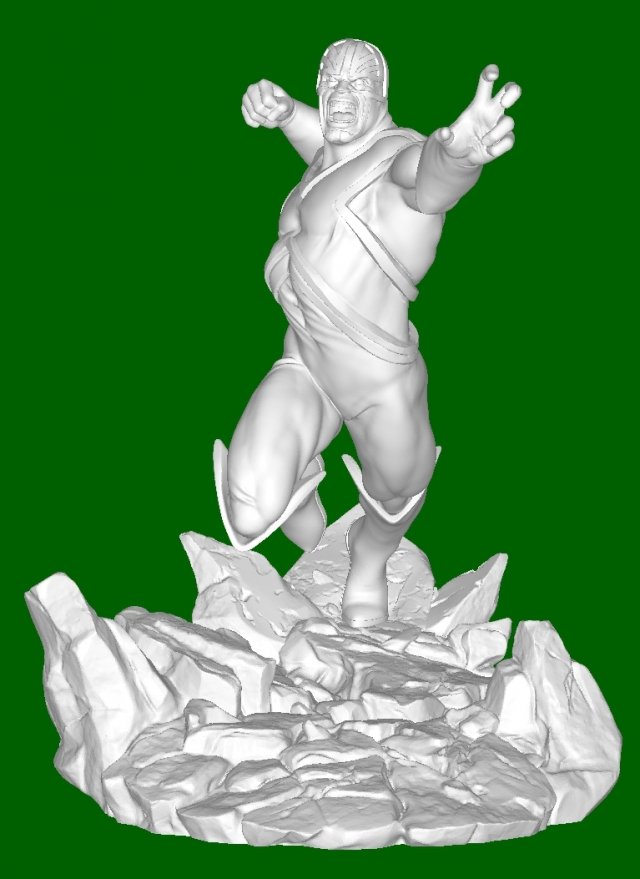 Captain britain 3D 打印模型 .c4d .max .obj .3ds .fbx .stl .blend 