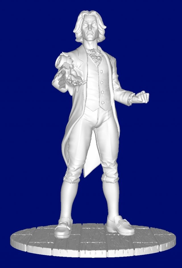 Donald-pierce 3Dプリントモデル .c4d .max .obj .3ds .fbx .stl .blend 