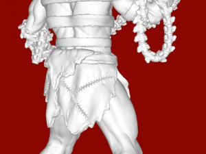 Skeleton Warrior 3D-printmodel