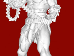 Skeleton Warrior 3D-printmodel