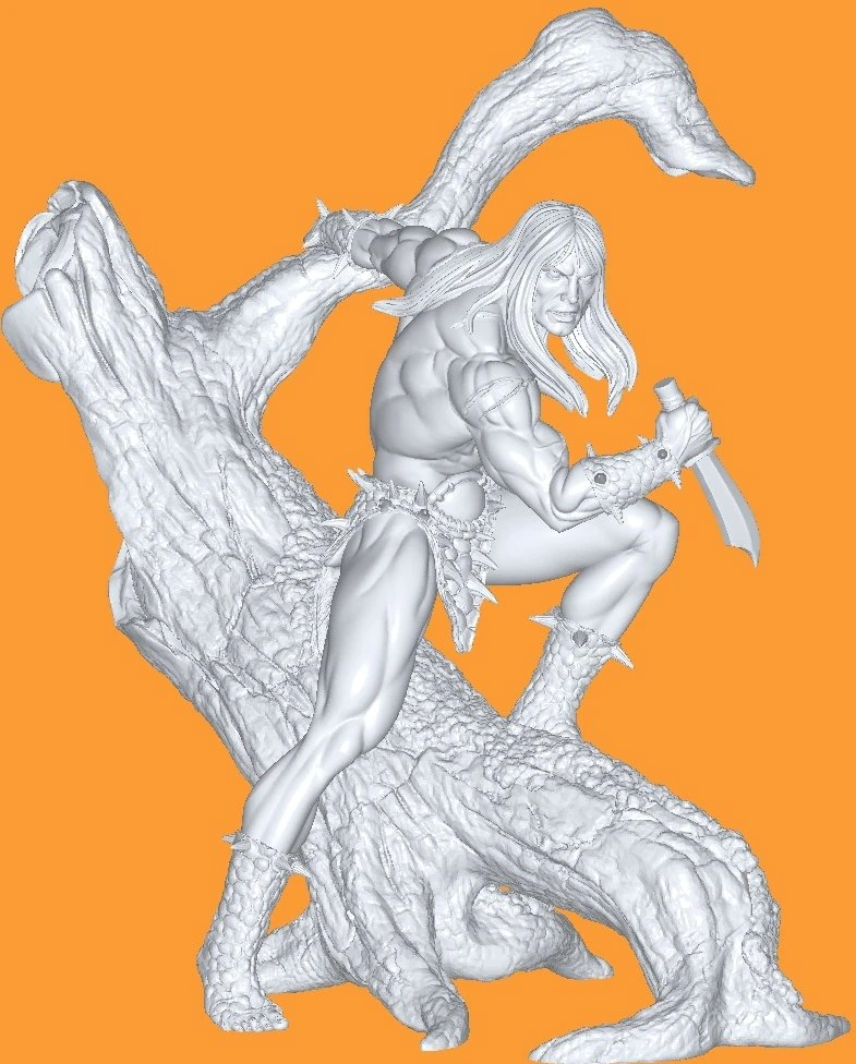 Kazar 3D Print Model .c4d .max .obj .3ds .fbx .stl .blend