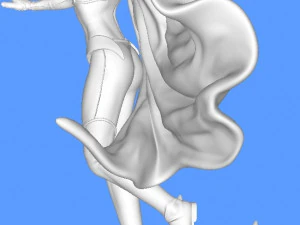Moon dragon 3D Print Model