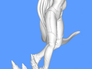 Moon dragon 3D Print Model