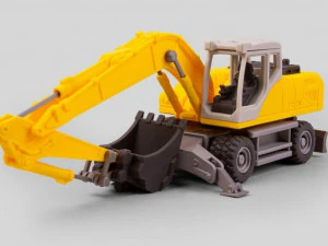 Excavator 3D Print Model