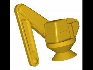 Multi-color Excavator Modèles 3D en vedette