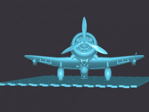 Toon-aichi-d3a-val-naval-aviation 3D Print Model
