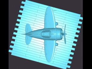 Toon-aichi-d3a-val-naval-aviation 3D प्रिंट मॉडल