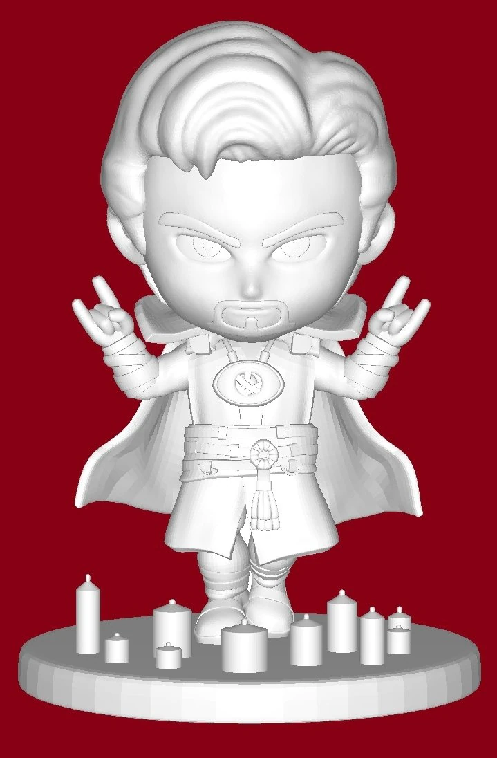 DoctorStrange 3D Print Model .c4d .max .obj .3ds .fbx .stl .blend