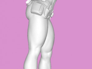 Handy Girl Pin Up 3D 打印模型