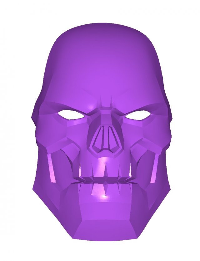 Taskmaster Mask Model do druku 3D .c4d .max .obj .3ds .fbx .stl .blend 