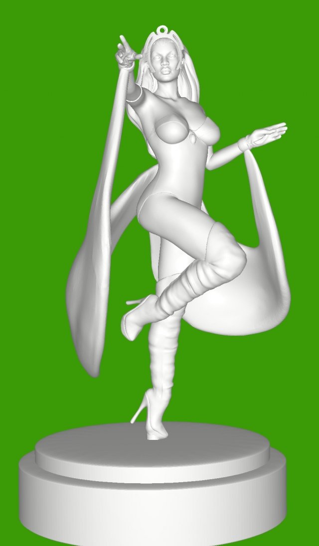 Storm-wind-rider-x-men 3D Print Model .c4d .max .obj .3ds .fbx .stl .blend