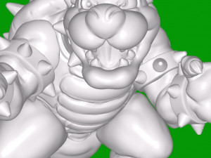 Bowser Model do druku 3D