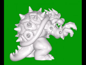 Bowser 3D Print Model