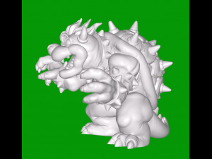 Bowser Model do druku 3D