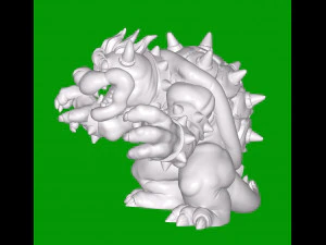 Bowser 3D Print Model